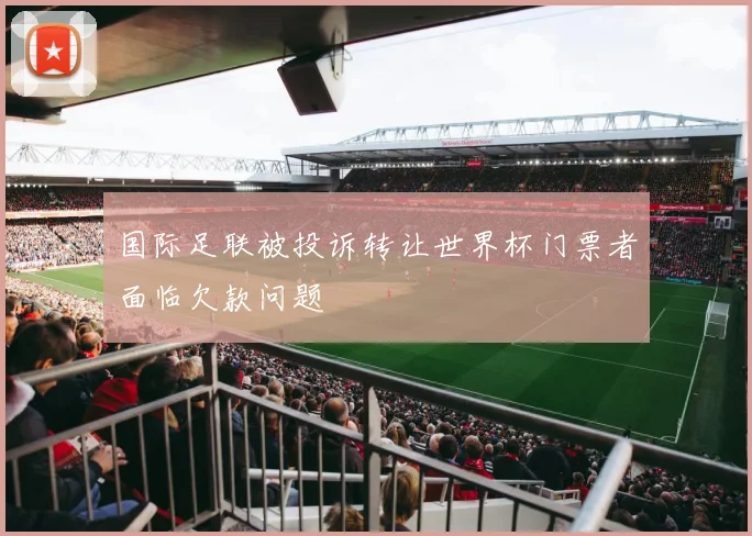国际足联被投诉转让世界杯门票者面临欠款问题